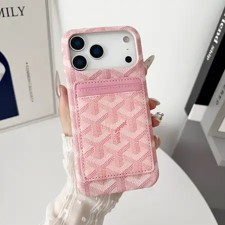アイフォン17プロ 携帯ケース goyard風  キラキラ