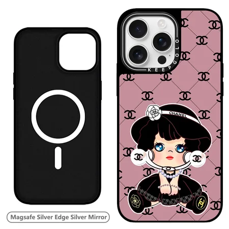 緑 シャネル風 iphone17 携帯ケース 
