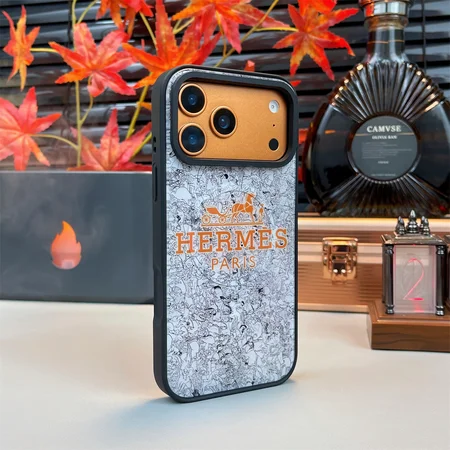 アイホン17プラス スマホケース hermes風