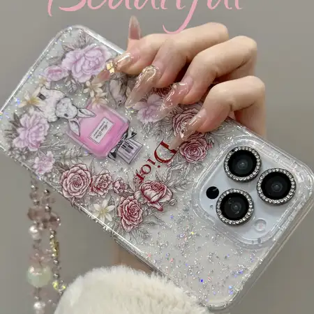 dior風 iphone16 proMax  刺繍